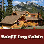 banff log cabin